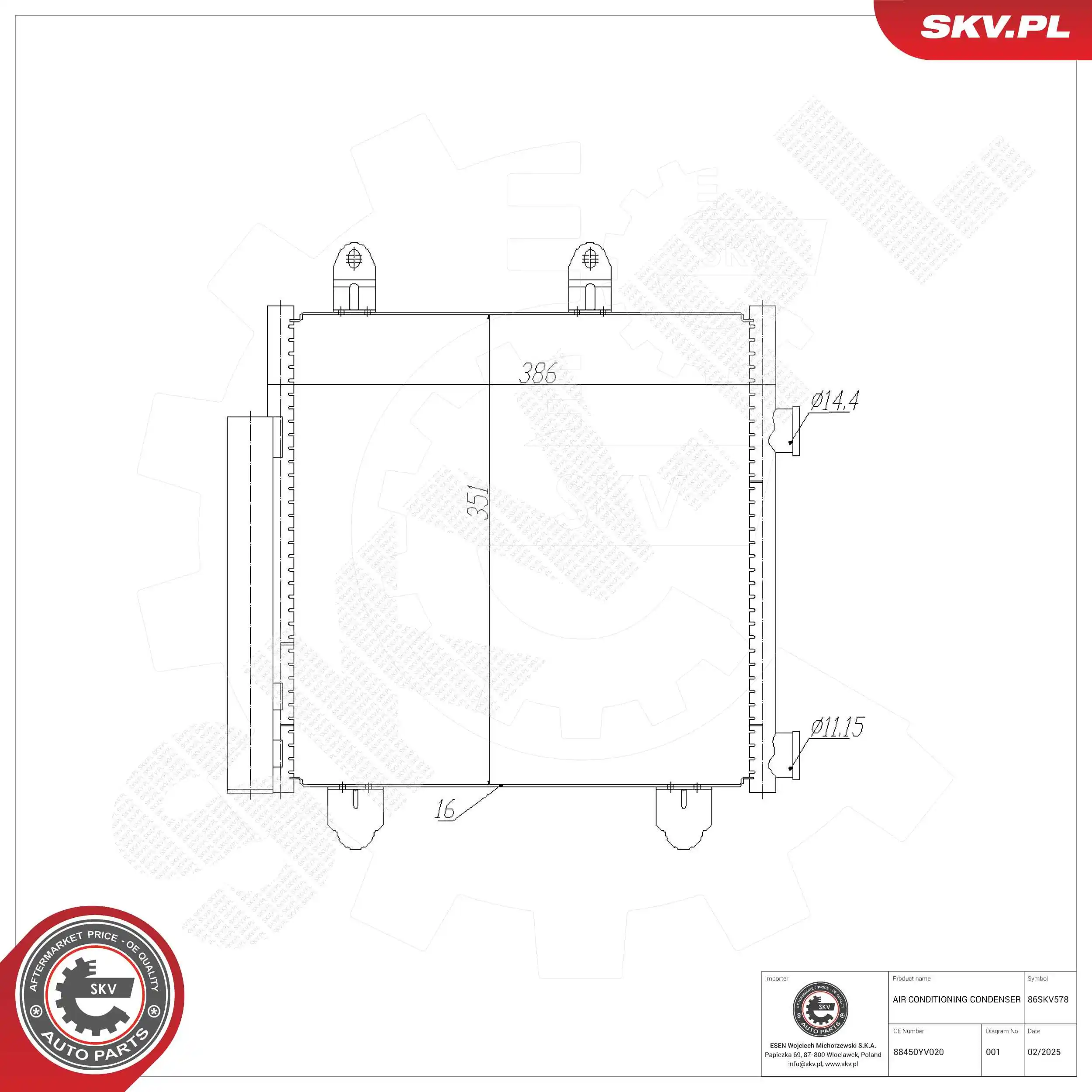 Condenser, air conditioning